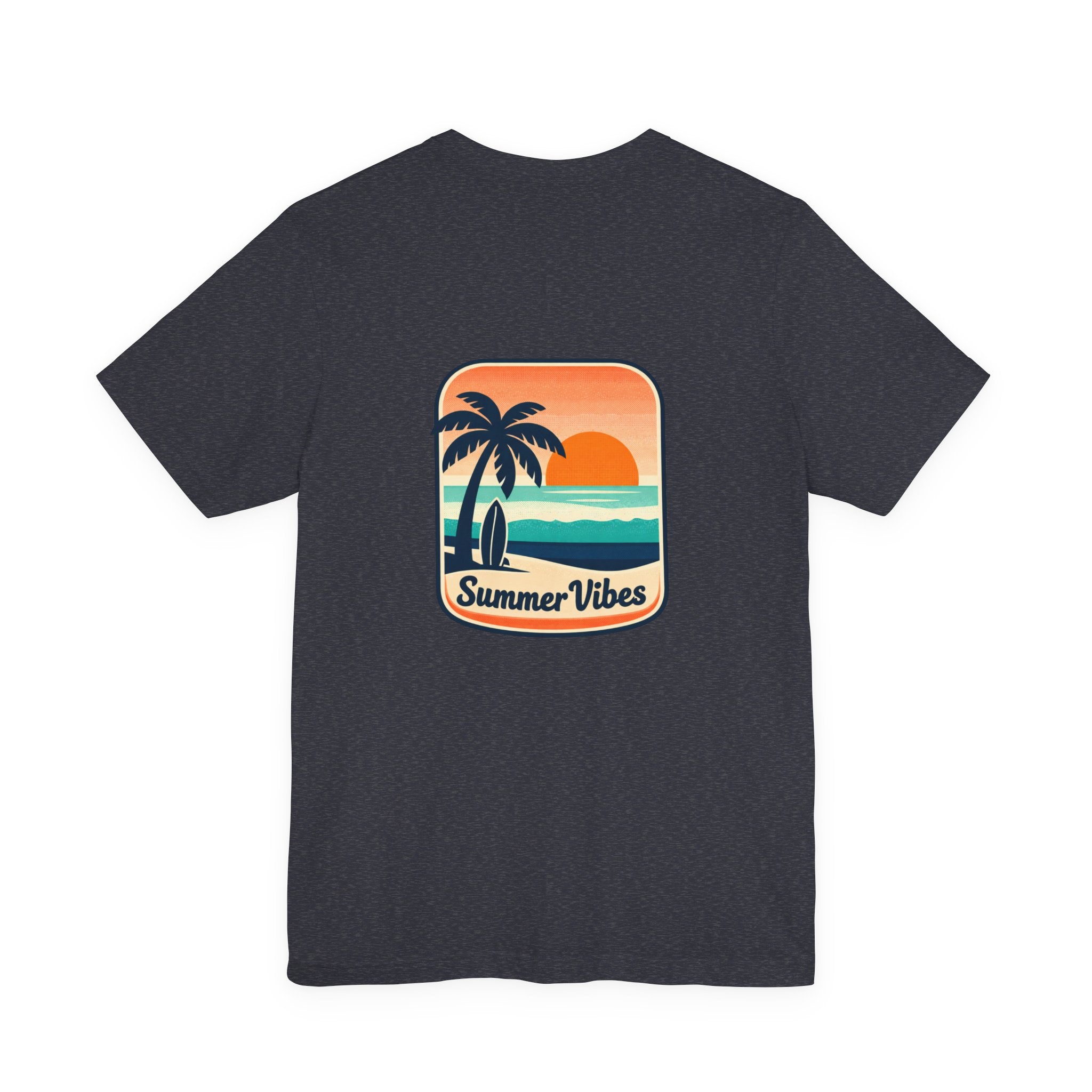 Summer Vibes Beach T-Shirt - "Summer Is My Happy Place" Graphic Tee