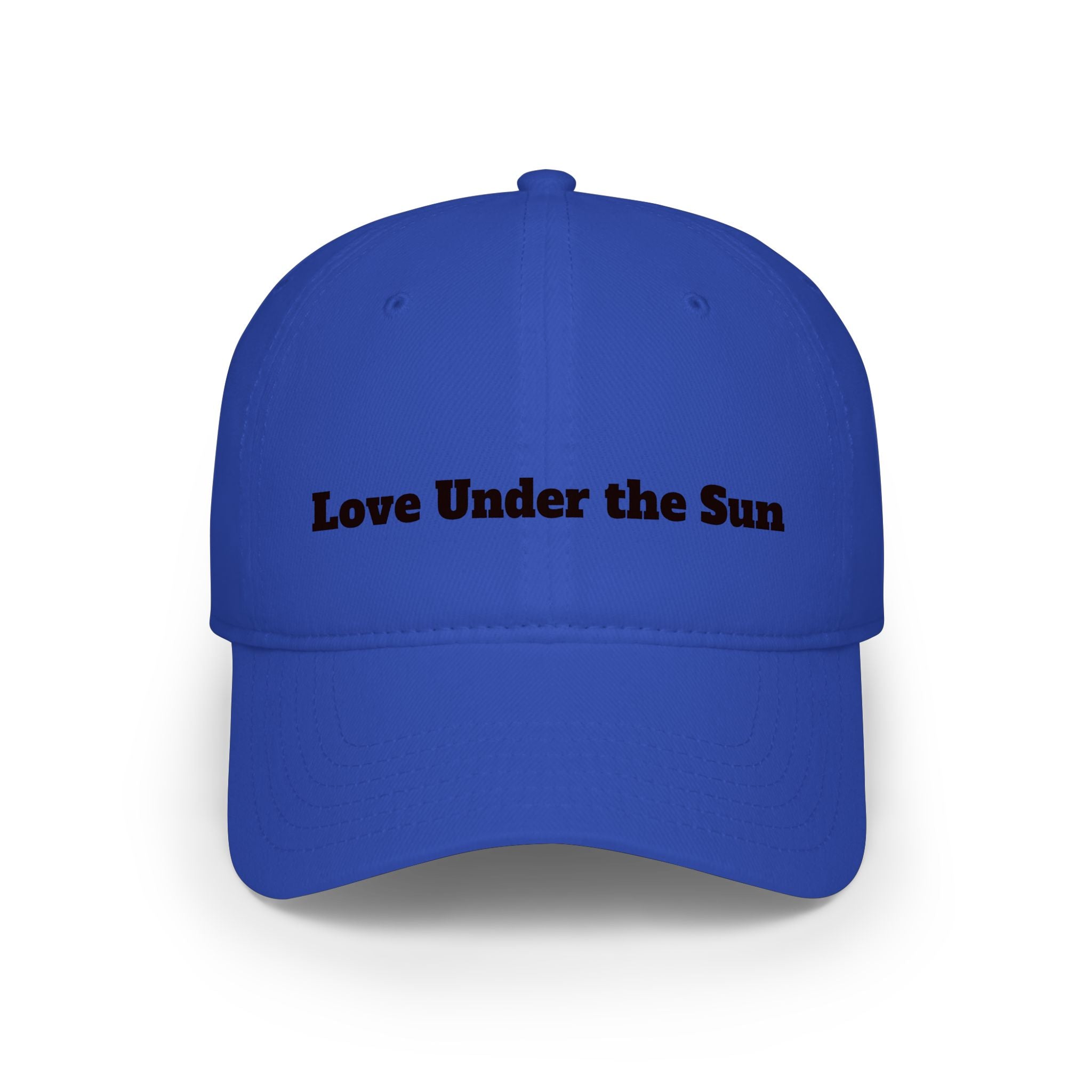 Love Under the Sun Baseball Cap – Embroidered Red Low-Profile Hat