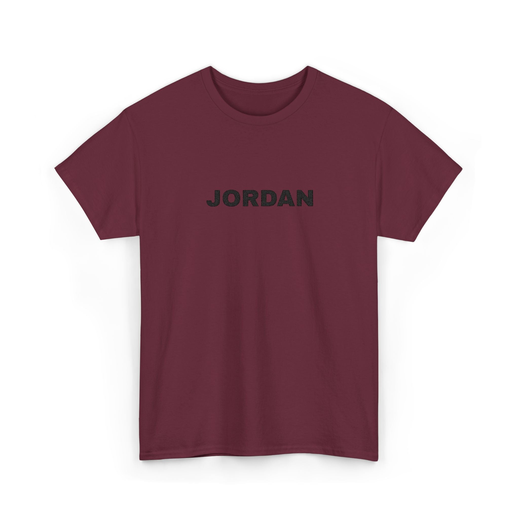 Jordan Minimalist Name Tee — Personalized Monogram Shirt
