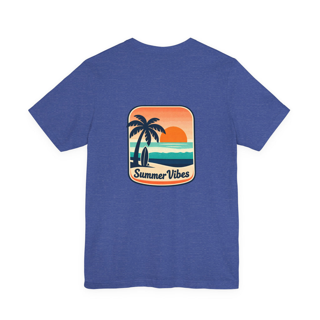 Summer Vibes Beach T-Shirt - "Summer Is My Happy Place" Graphic Tee