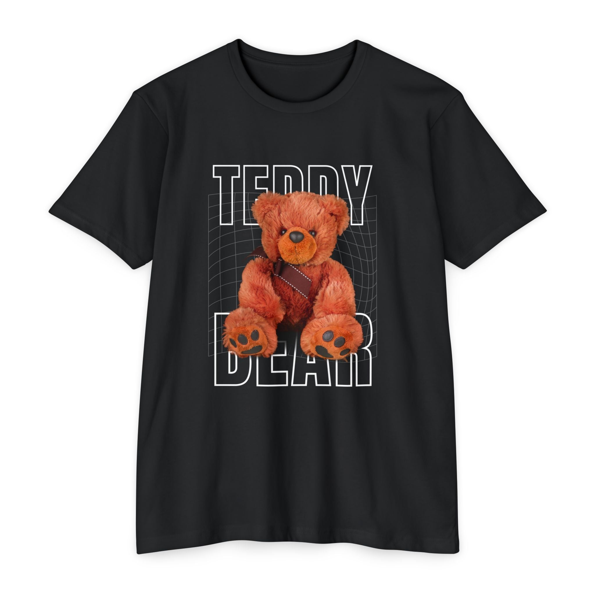 Teddy Bear Graphic T-Shirt — Vintage Plush Teddy Design