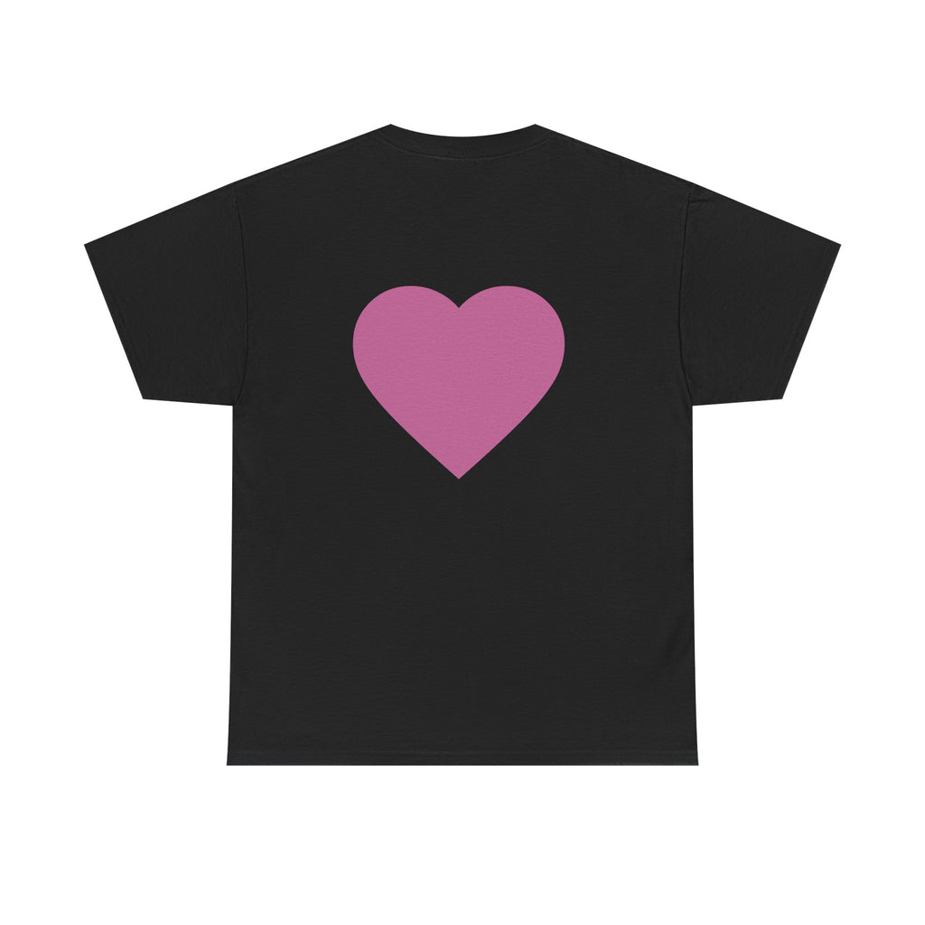 Best Mom Ever T-Shirt — Gradient Block Text Tee with Back Heart