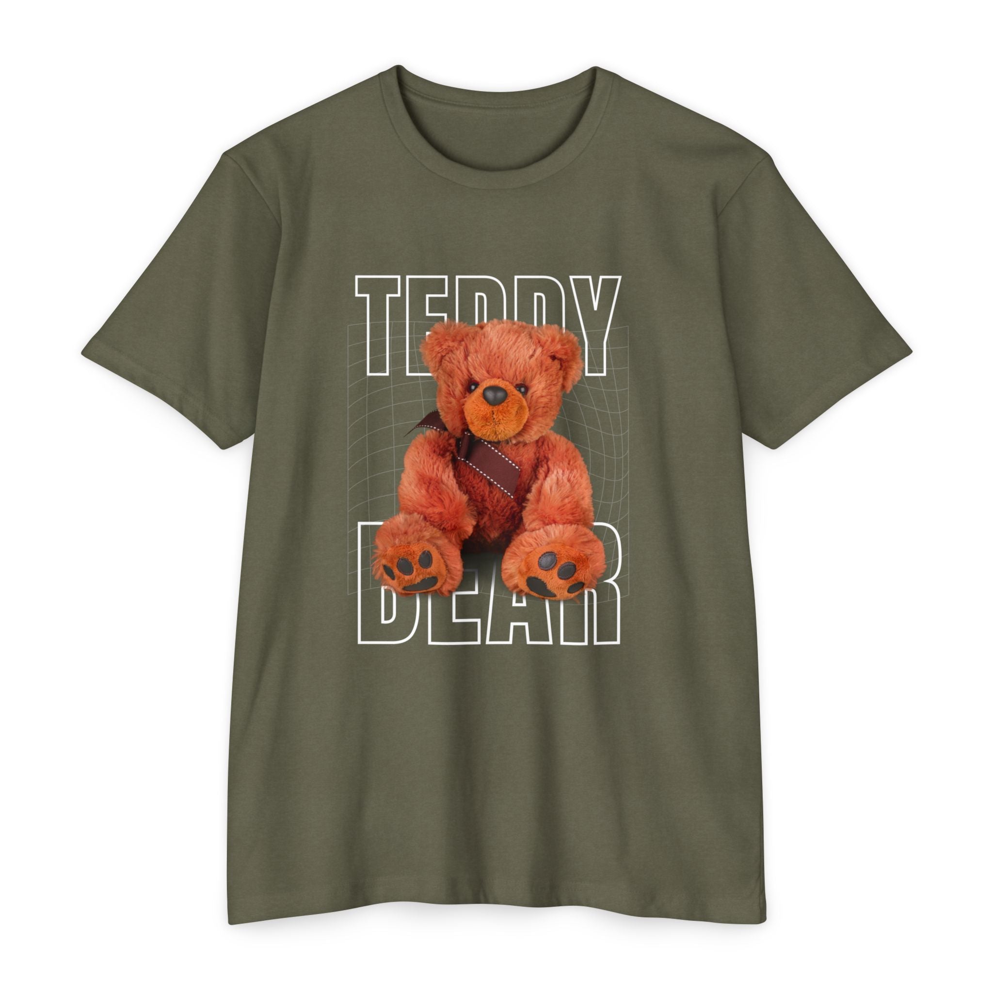 Teddy Bear Graphic T-Shirt — Vintage Plush Teddy Design