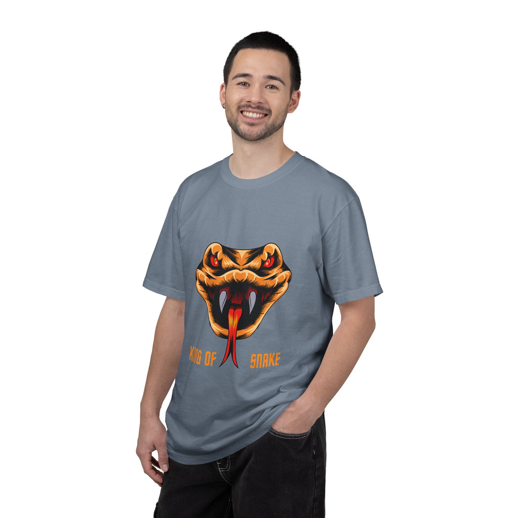 King of Snake T-Shirt — Bold Venom Snake Head Graphic Tee