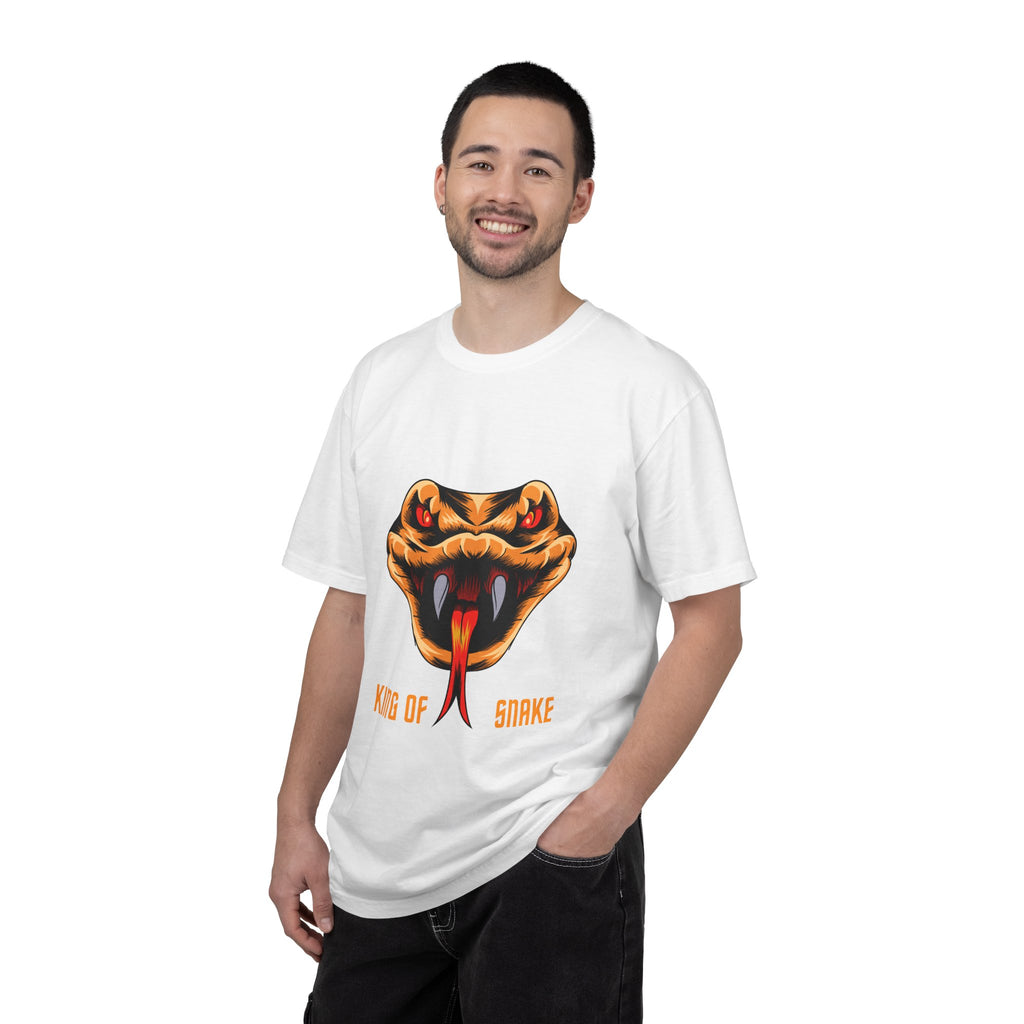 King of Snake T-Shirt — Bold Venom Snake Head Graphic Tee