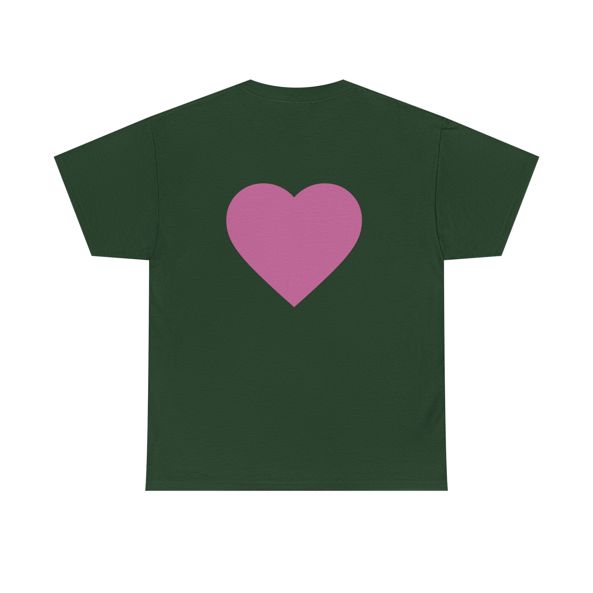 Best Mom Ever T-Shirt — Gradient Block Text Tee with Back Heart