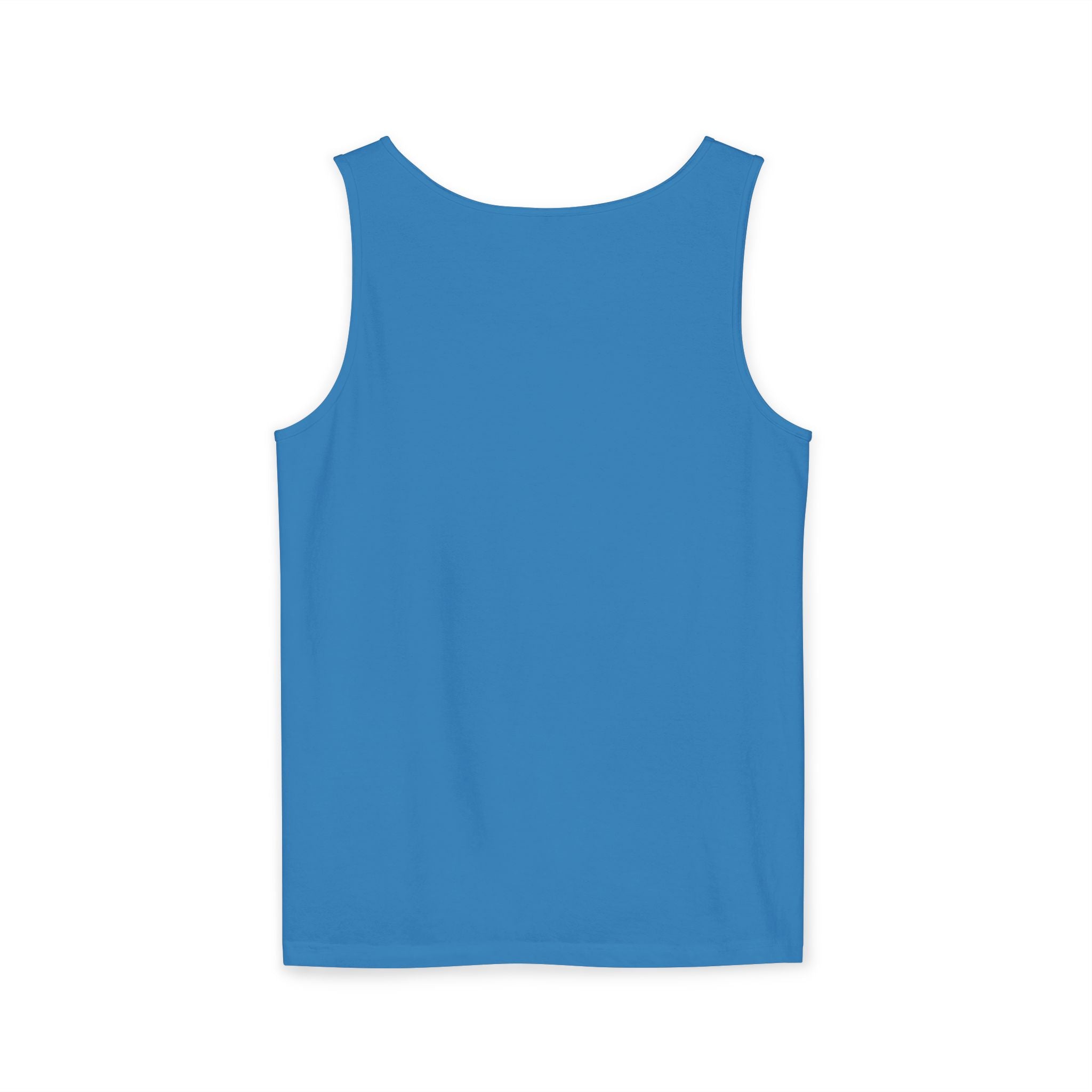 Wolf Face Tank Top — Vintage Blue Wolf Graphic Animal Lover Tee