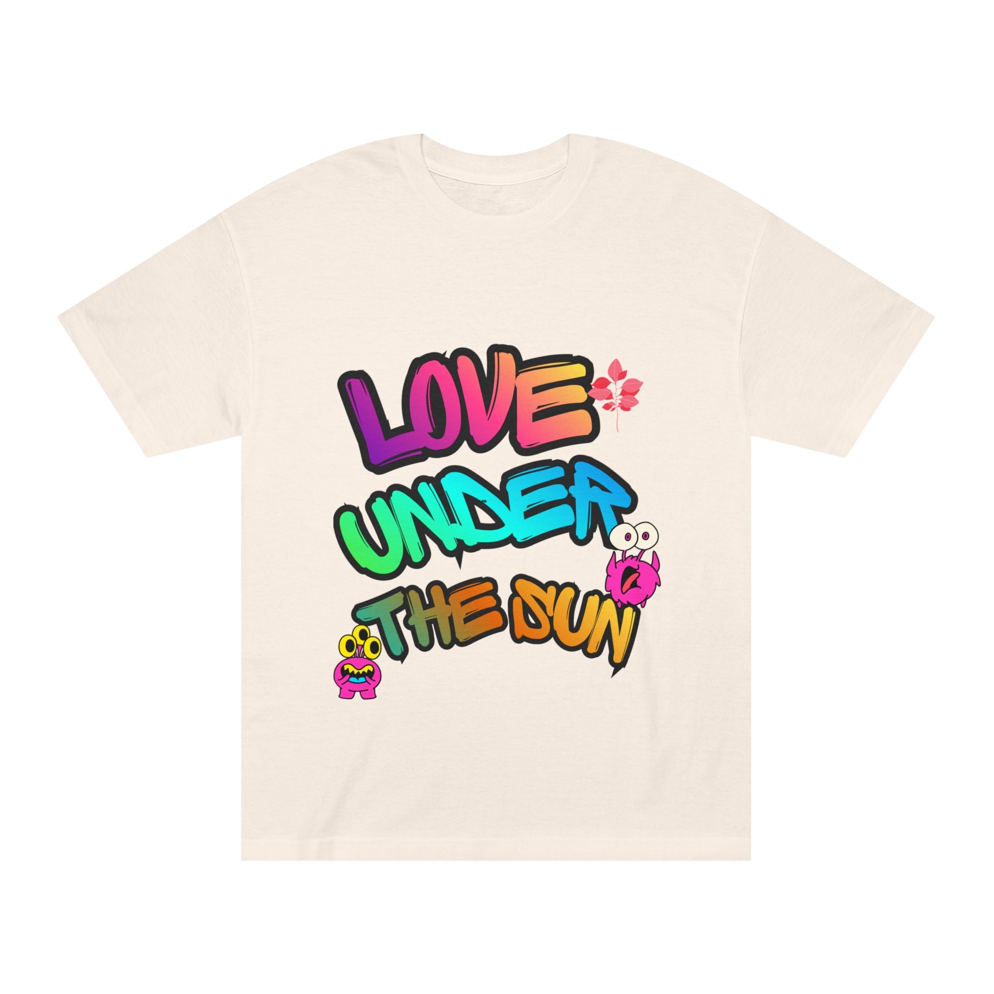 Love Under The Sun Graphic Tee — Colorful Retro Streetwear T-Shirt