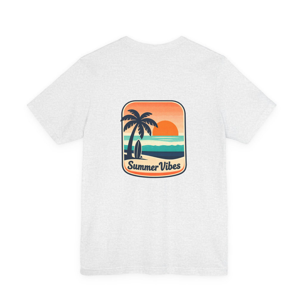Summer Vibes Beach T-Shirt - "Summer Is My Happy Place" Graphic Tee