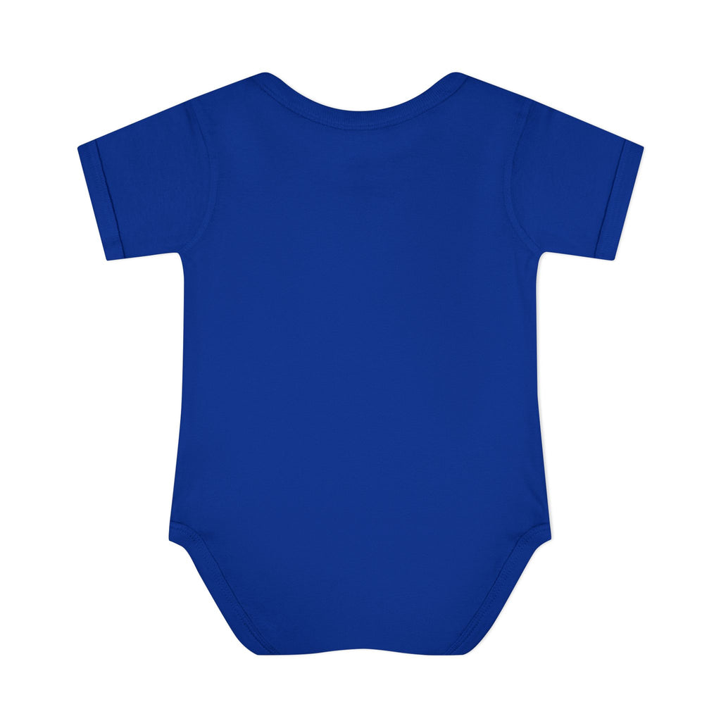 Baby Bodysuit - Cute Teddy Holding 'Love' Heart | Infant Valentine Onesie