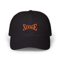 Savage Embroidered Dad Cap - White Casual Baseball Hat