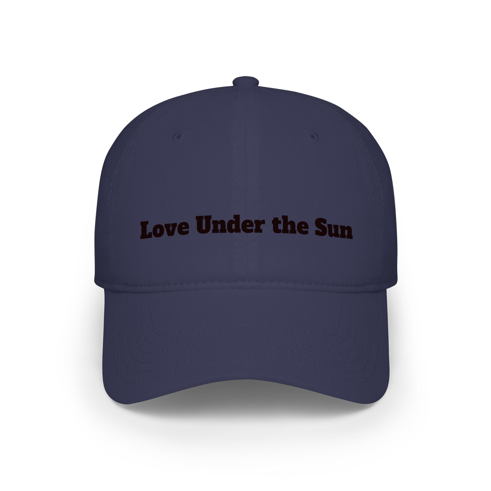 Love Under the Sun Baseball Cap – Embroidered Red Low-Profile Hat