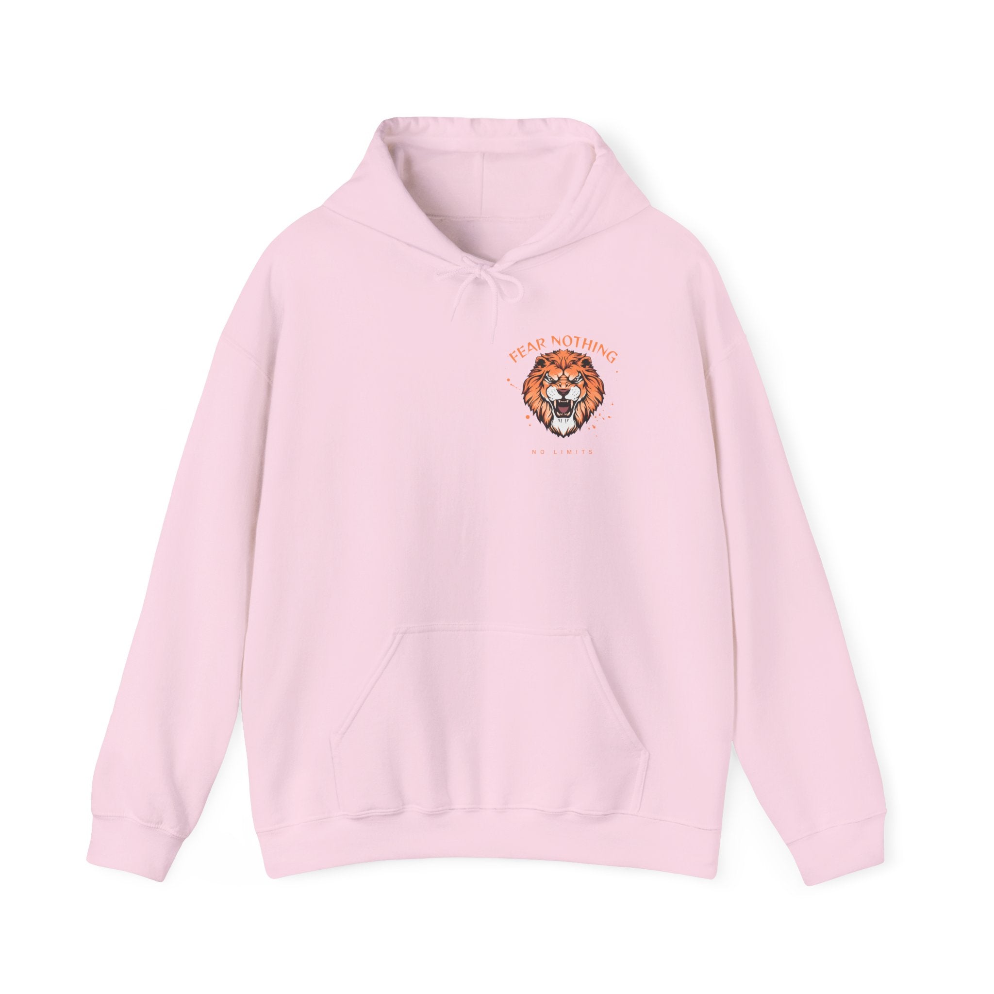 Lion Crest Hoodie — Brave Morning Prayer Graphic Hooded Sweatshirt