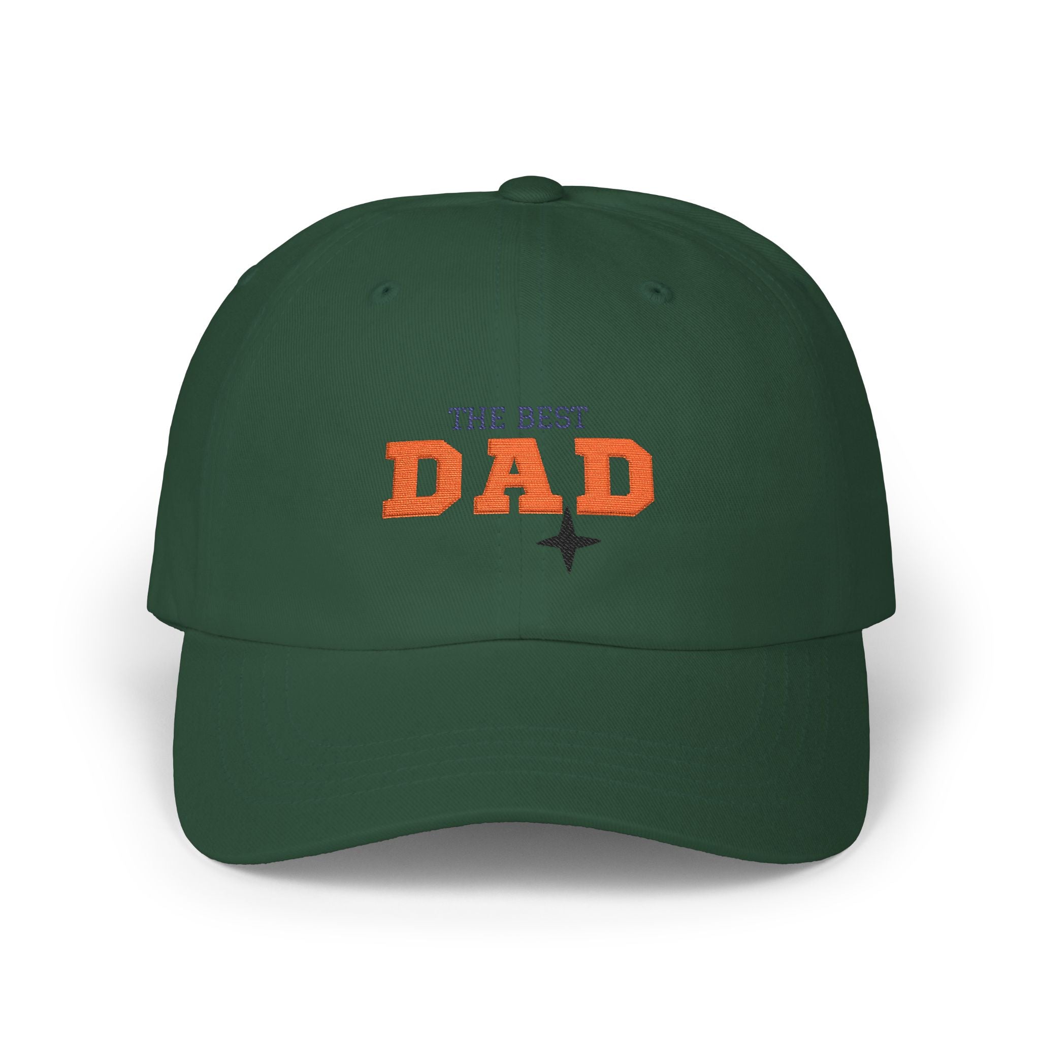 Best Dad Embroidered Cap — Classic Dad Hat for Father’s Day & Gifts