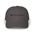 Make Money Moves Dad Cap — White Embroidered 'Make Money Moves' Front & 'Mindset' Back