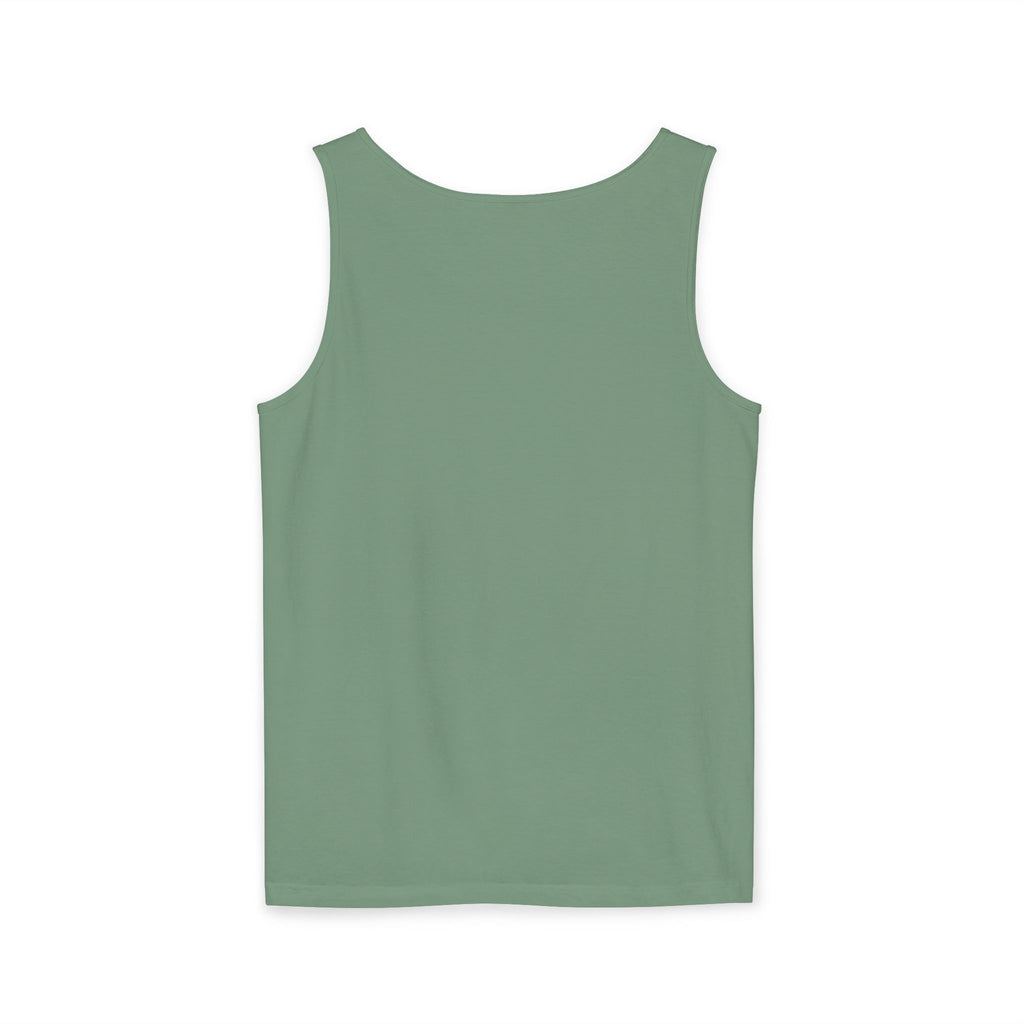Wolf Face Tank Top — Vintage Blue Wolf Graphic Animal Lover Tee