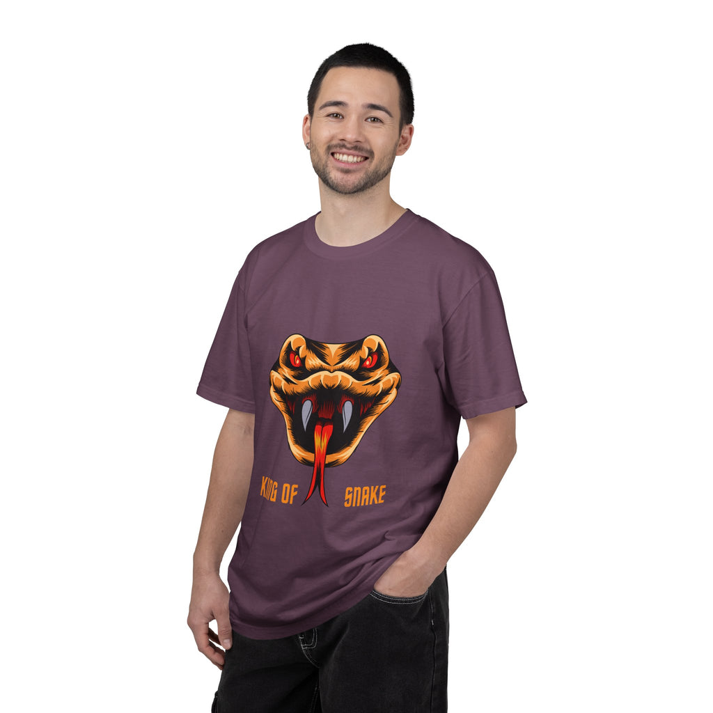 King of Snake T-Shirt — Bold Venom Snake Head Graphic Tee