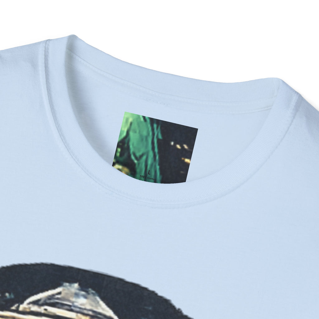 Alien Abduction Graphic T-Shirt — Retro UFO & Planets Space Tee