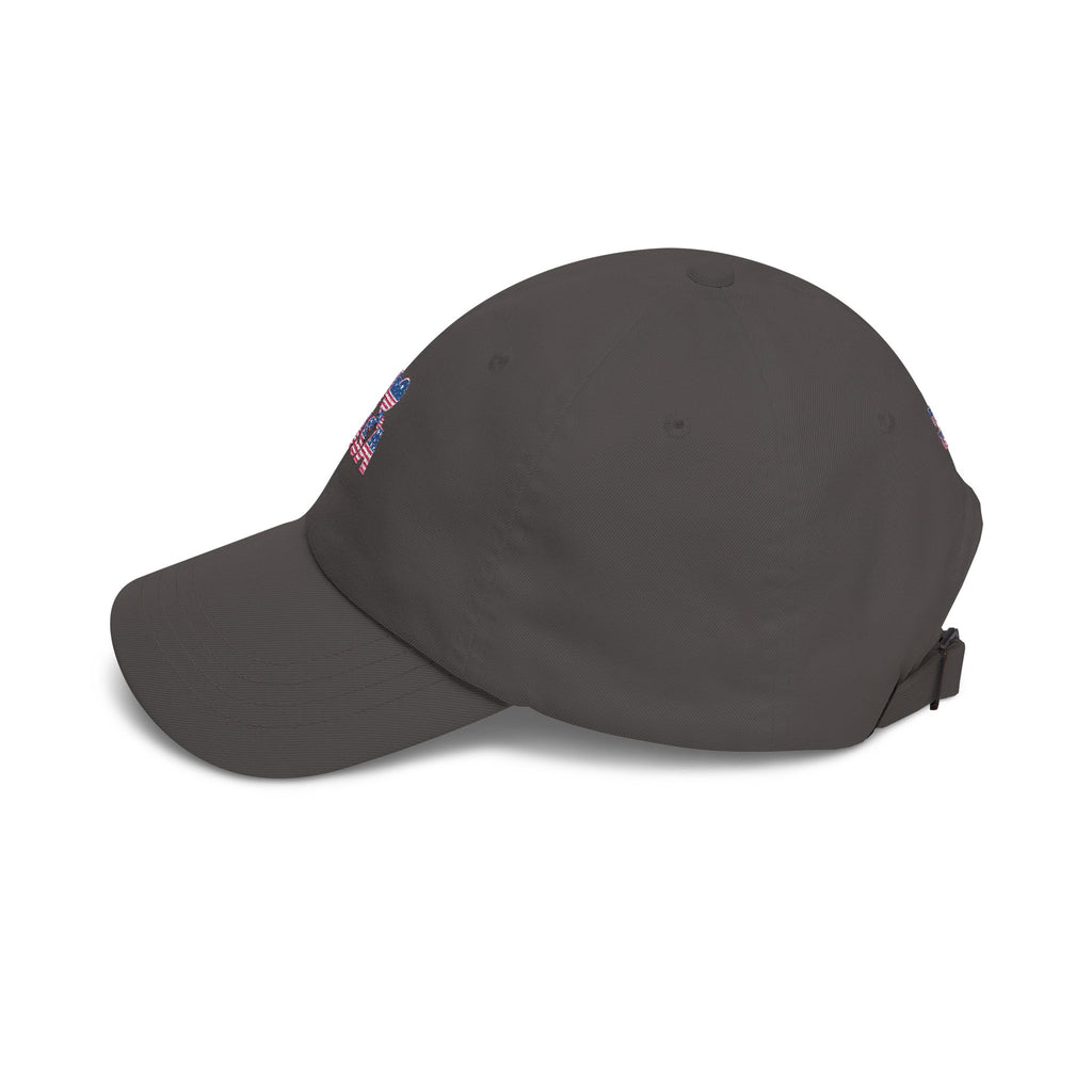 Patriotic USA Dad Cap — Small American Flag Embroidered Baseball Hat