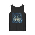 Wolf Face Tank Top — Vintage Blue Wolf Graphic Animal Lover Tee
