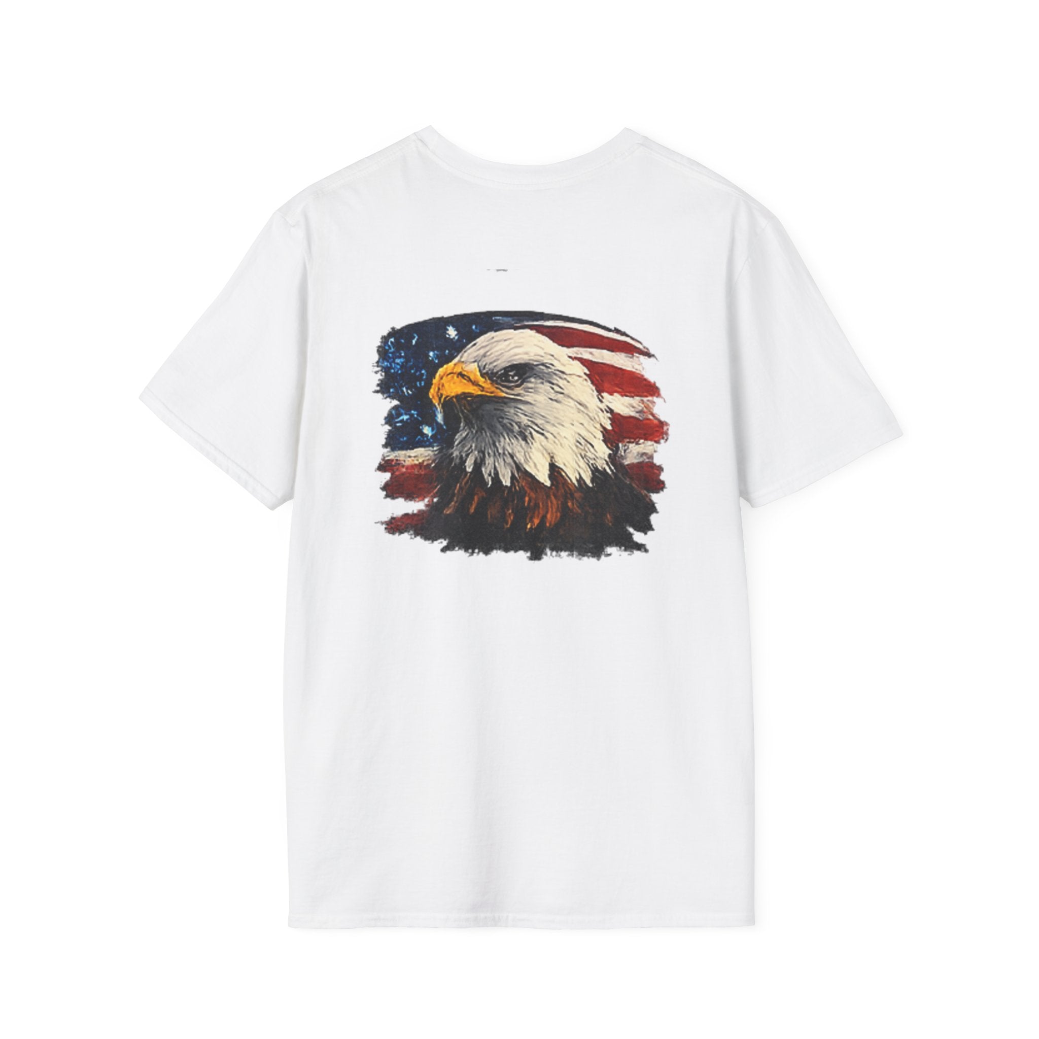 Patriotic Eagle T-Shirt — American Flag Bald Eagle Graphic Tee