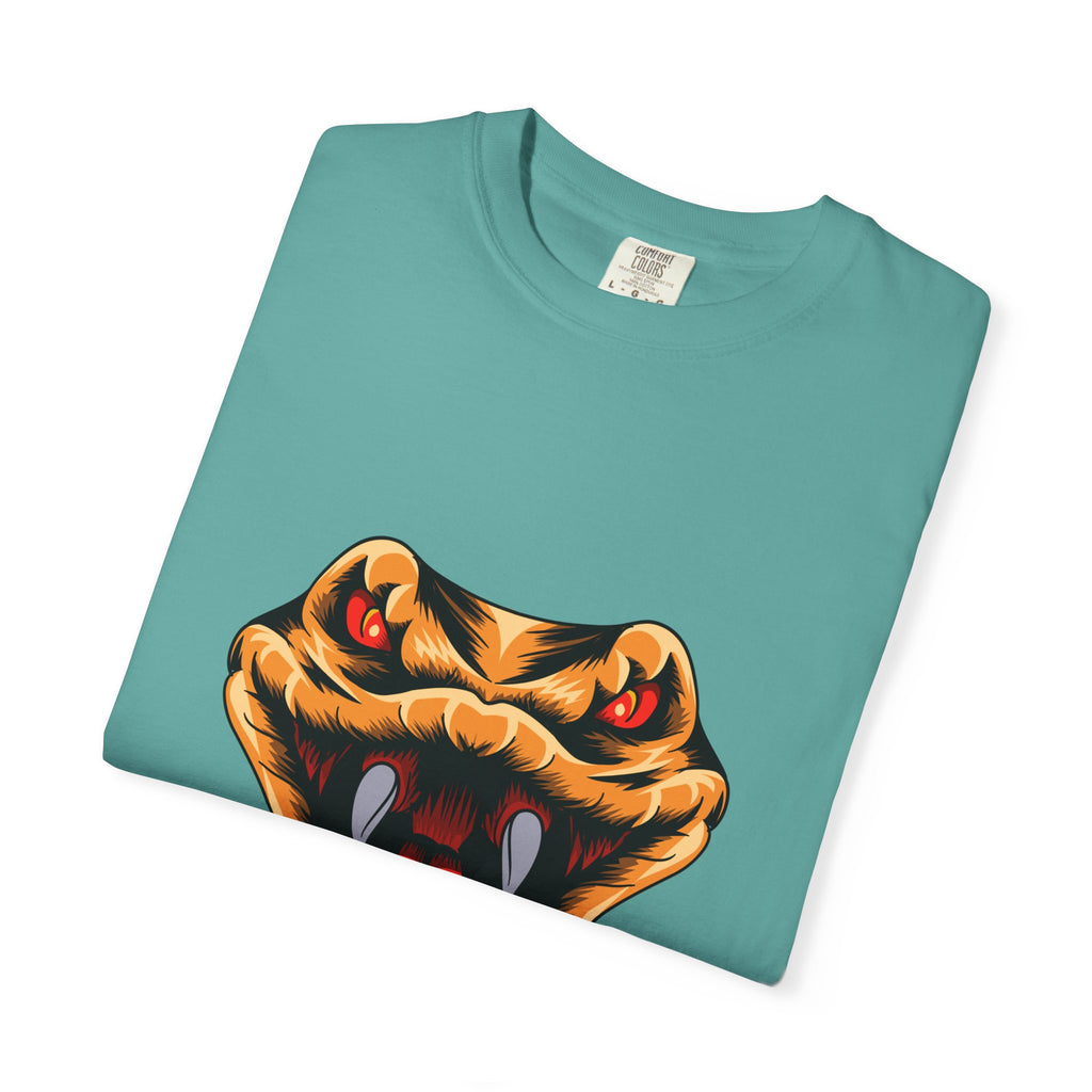King of Snake T-Shirt — Bold Venom Snake Head Graphic Tee