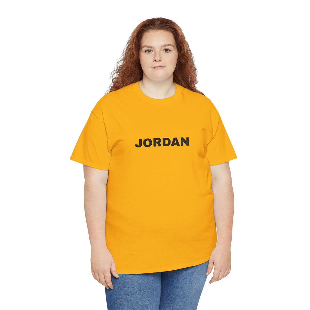 Jordan Minimalist Name Tee — Personalized Monogram Shirt