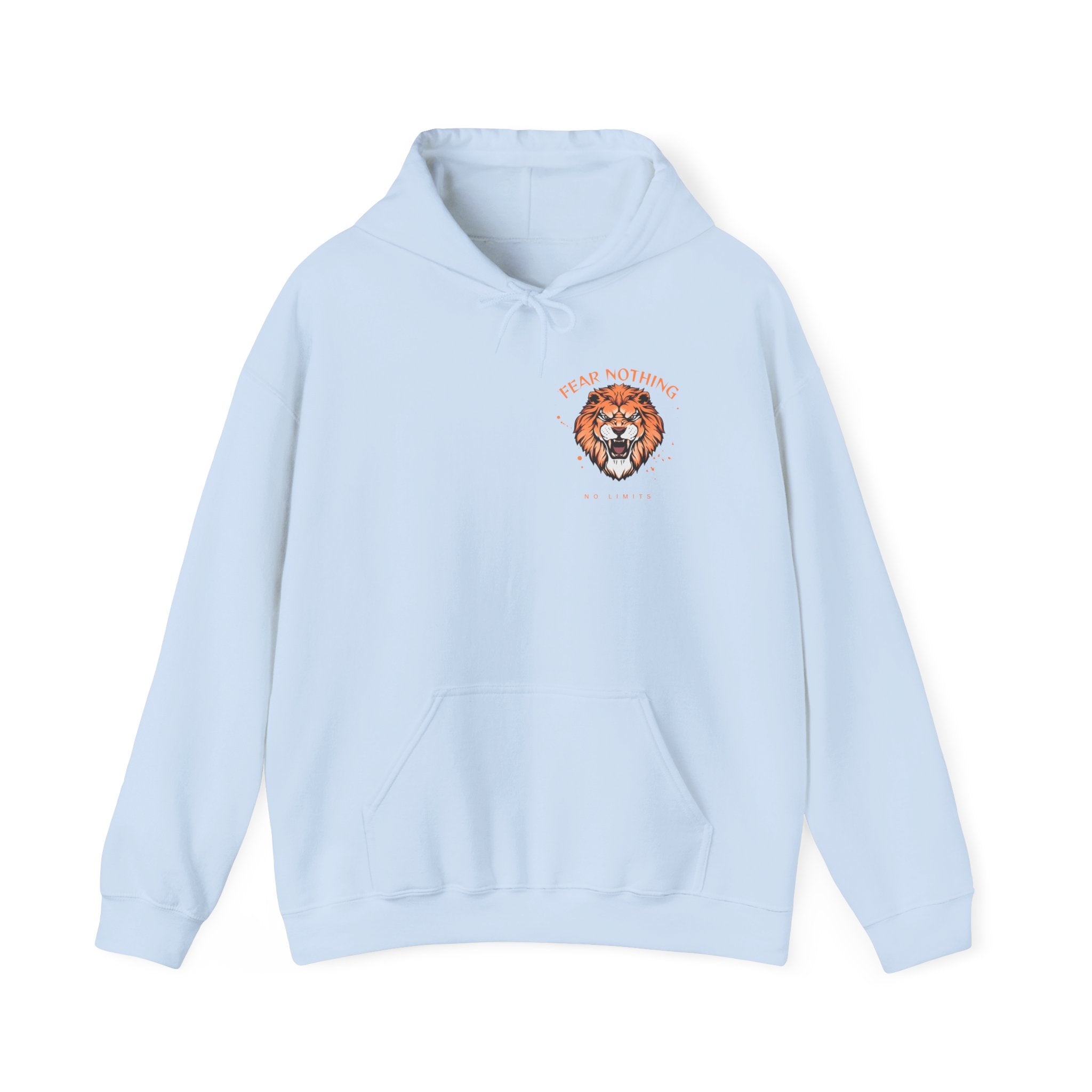 Lion Crest Hoodie — Brave Morning Prayer Graphic Hooded Sweatshirt