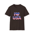 I Heart USA T-Shirt — Patriotic American Flag Tee for 4th of July