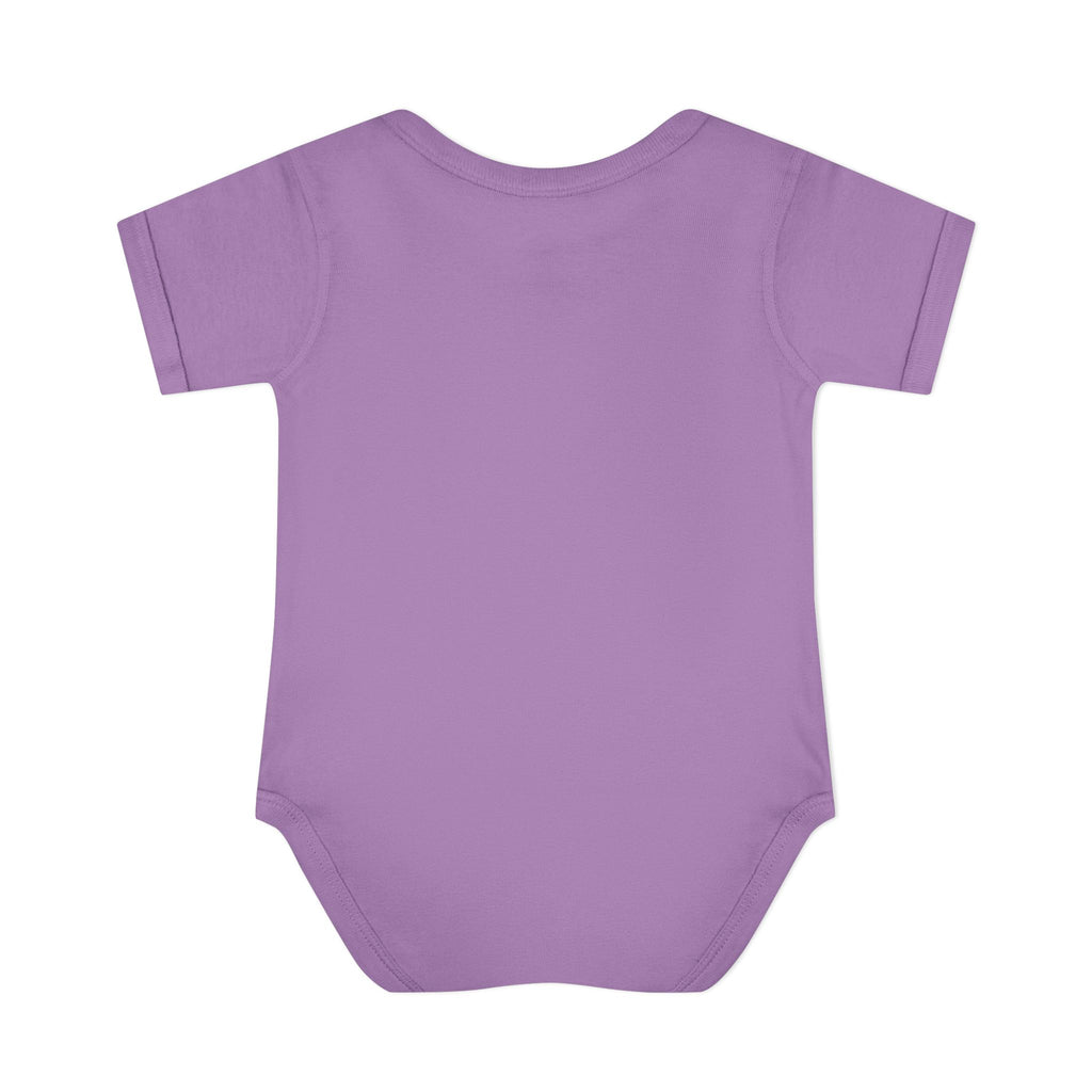 Baby Bodysuit - Cute Teddy Holding 'Love' Heart | Infant Valentine Onesie