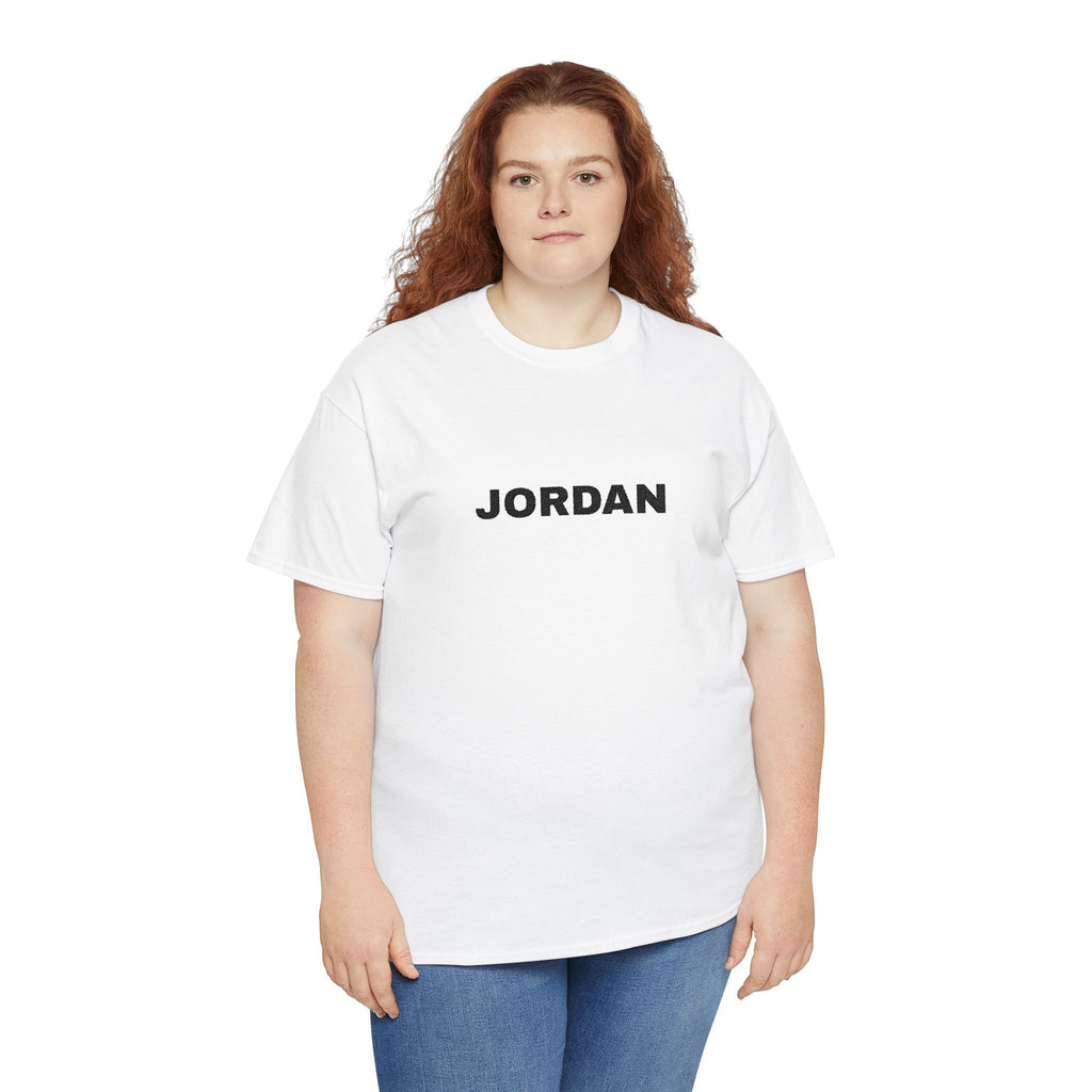 Jordan Minimalist Name Tee — Personalized Monogram Shirt