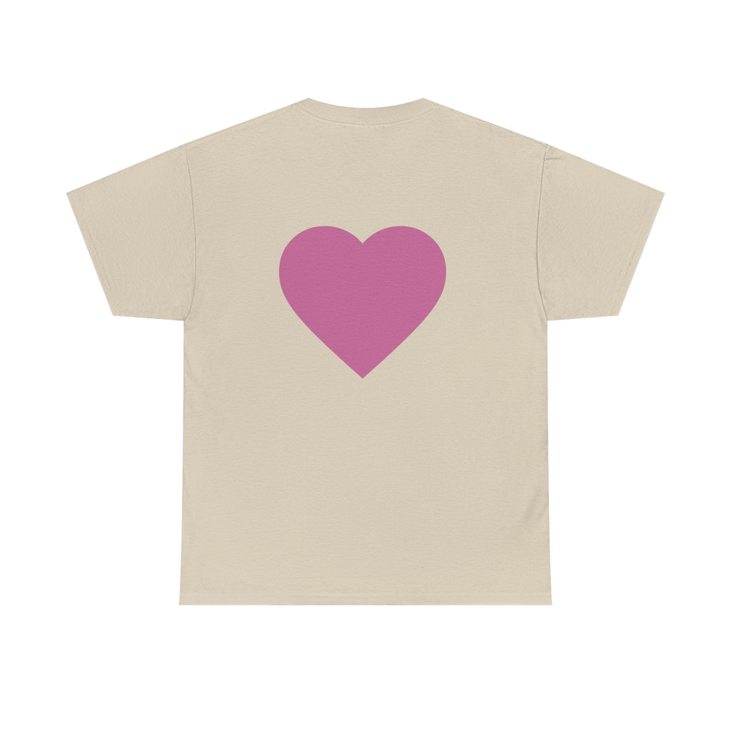 Best Mom Ever T-Shirt — Gradient Block Text Tee with Back Heart