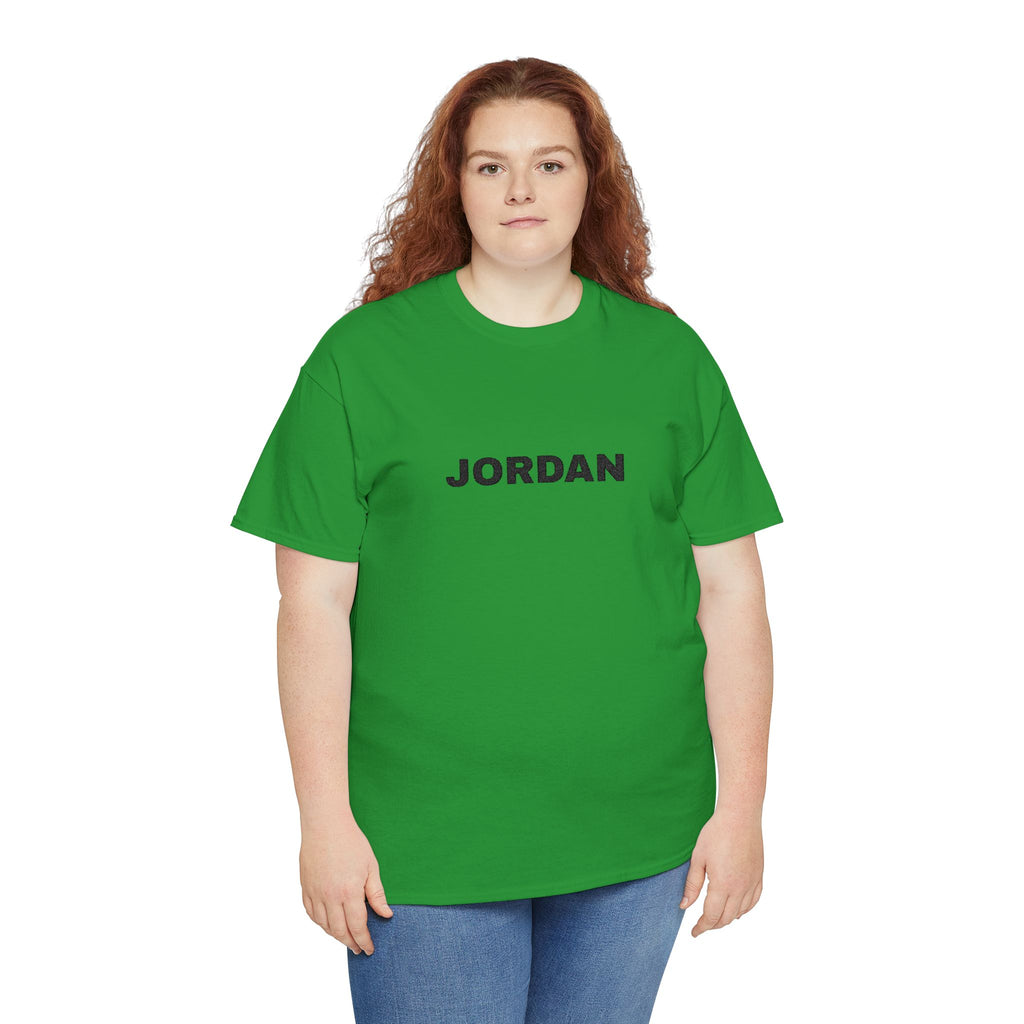 Jordan Minimalist Name Tee — Personalized Monogram Shirt