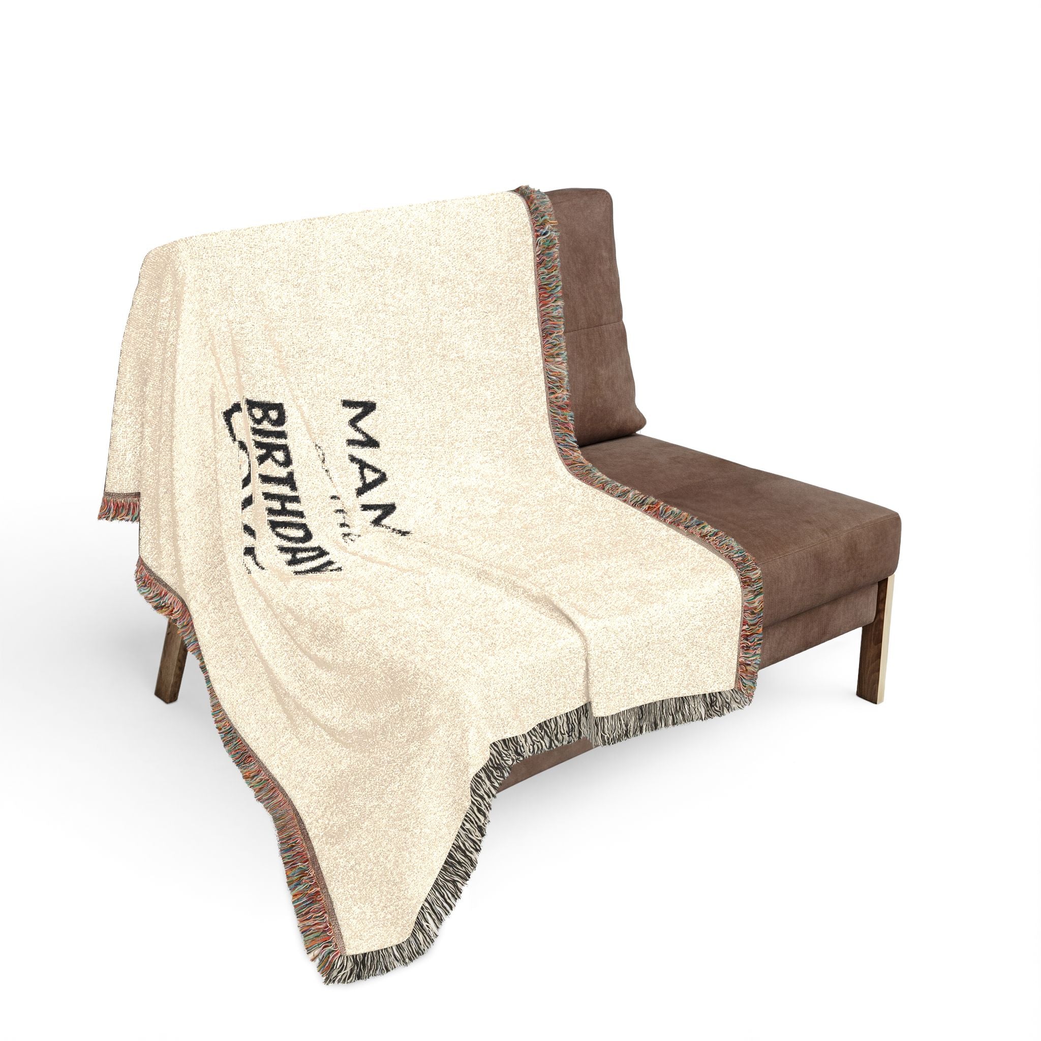 Mama of the Birthday Love Woven Blanket — Cozy Mom Gift