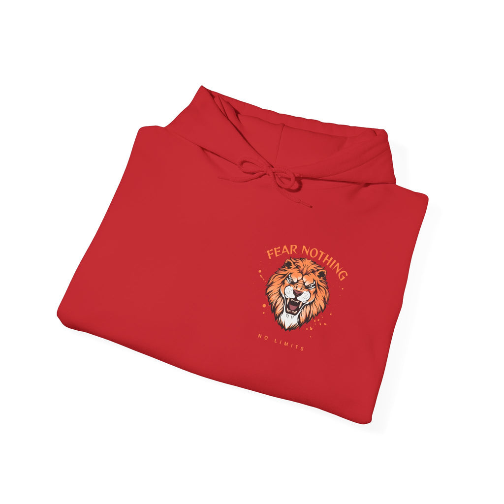 Lion Crest Hoodie — Brave Morning Prayer Graphic Hooded Sweatshirt