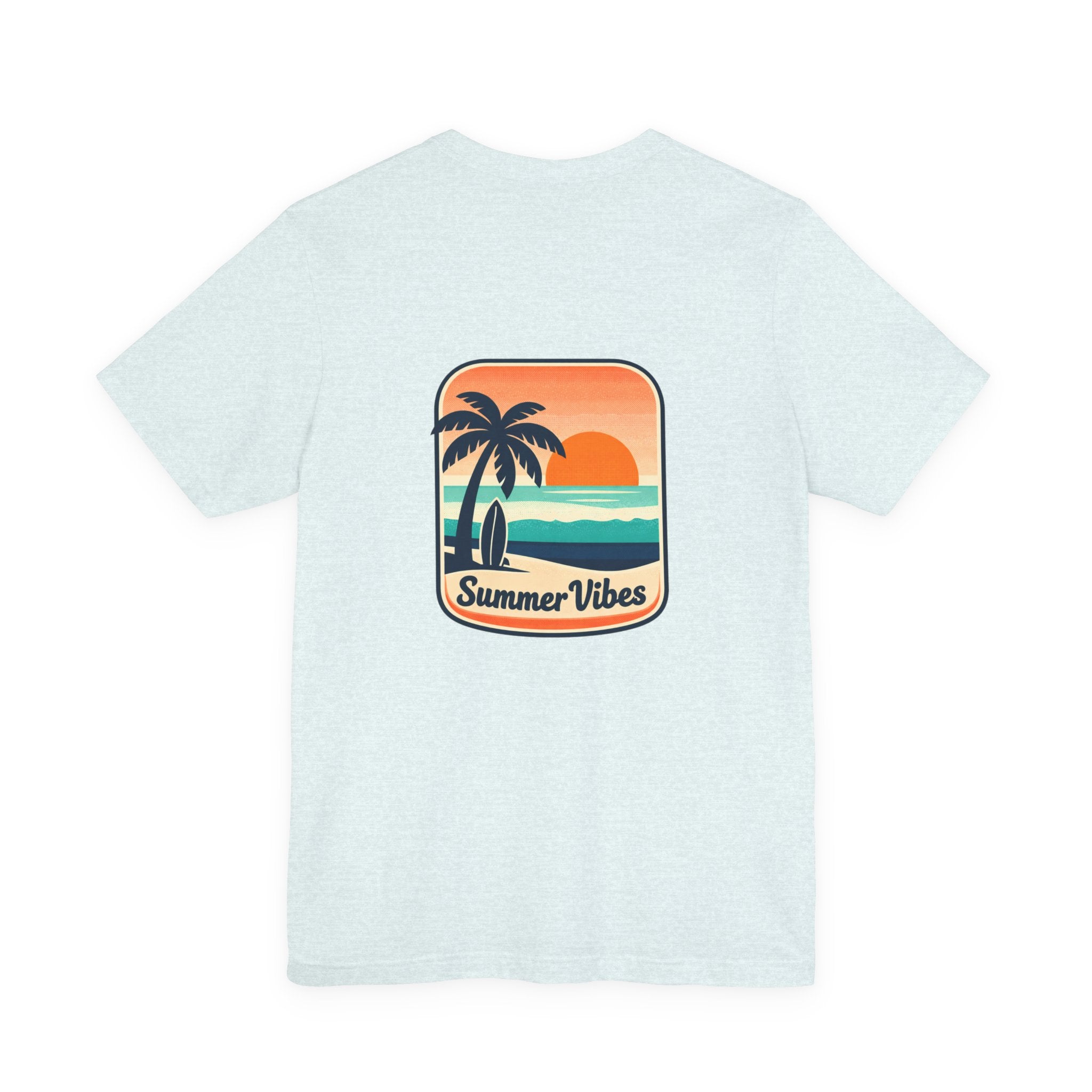 Summer Vibes Beach T-Shirt - "Summer Is My Happy Place" Graphic Tee