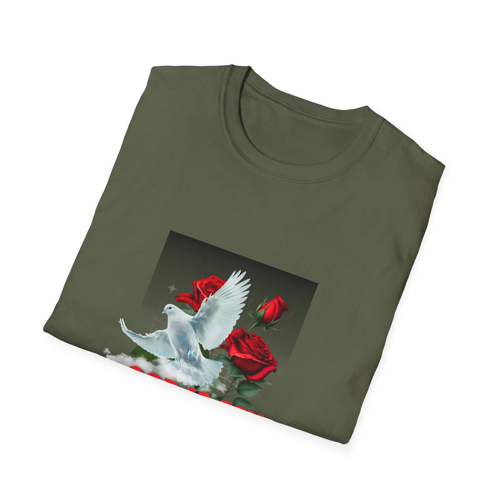 God Is My Strength T-Shirt — Floral Faith Graphic Tee