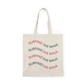 Surfing The Wave Canvas Tote - Coastal Beach Bag for Surfers & Summer Vibes