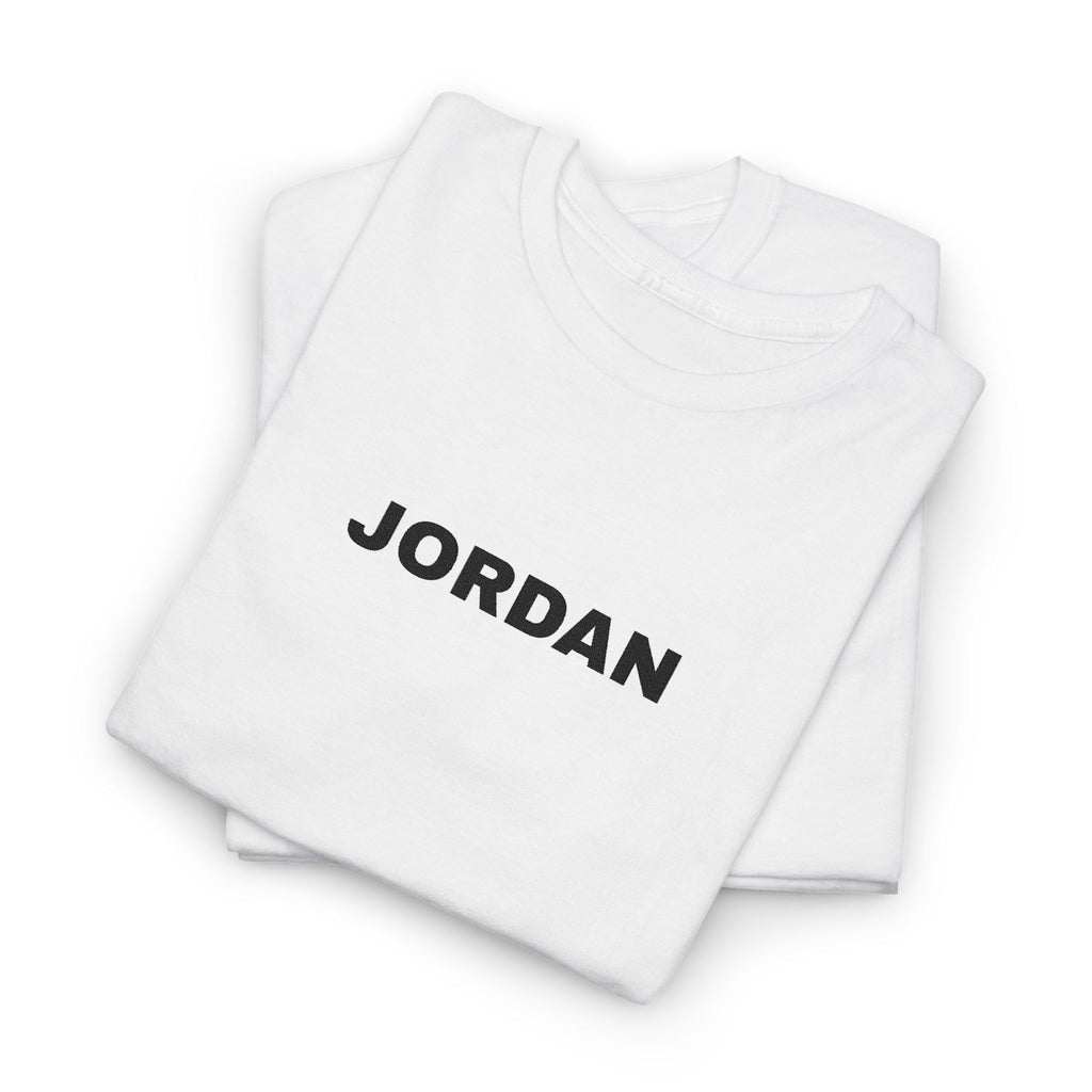 Jordan Minimalist Name Tee — Personalized Monogram Shirt
