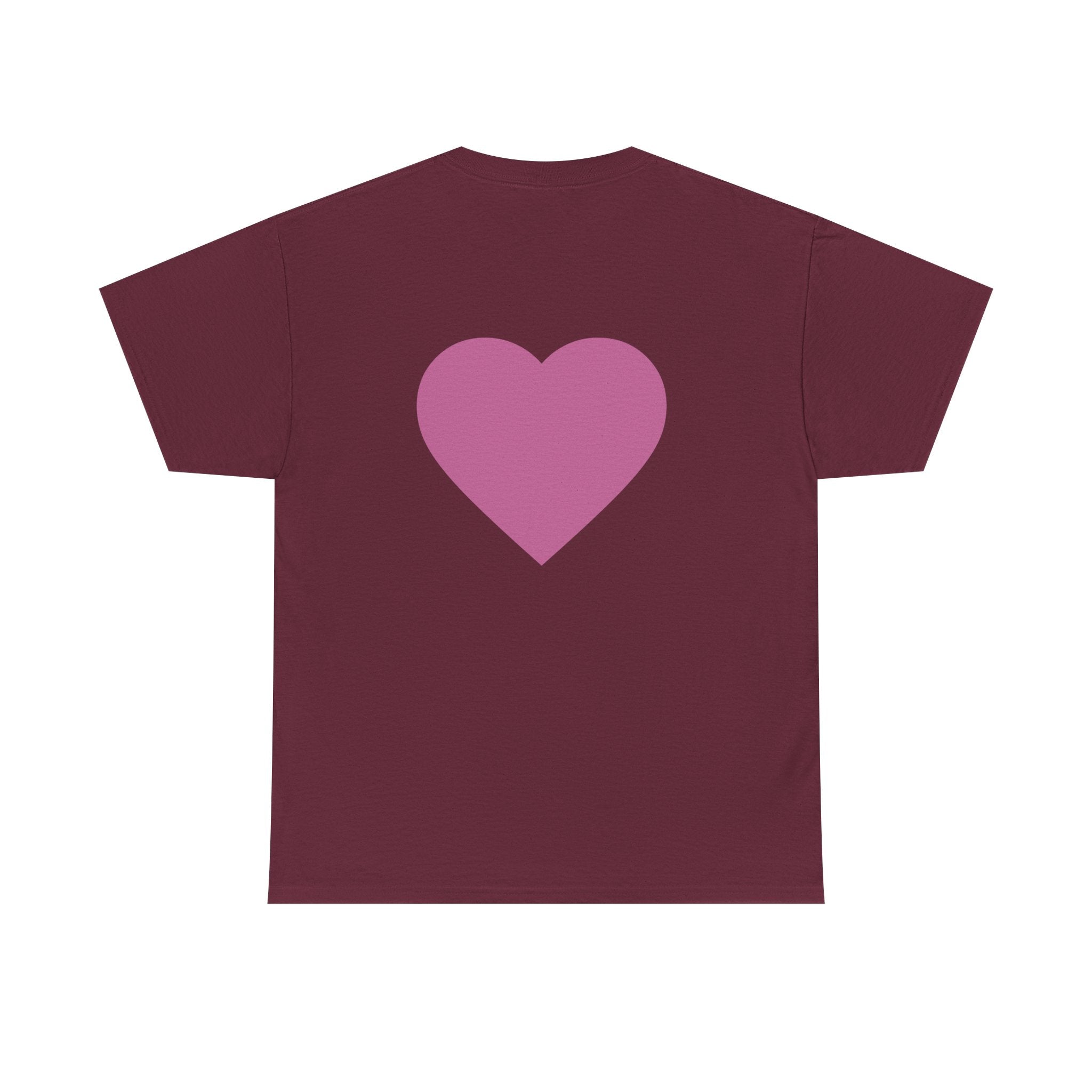 Best Mom Ever T-Shirt — Gradient Block Text Tee with Back Heart