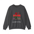 Rose Graphic Sweatshirt - Red Rose Floral Crewneck