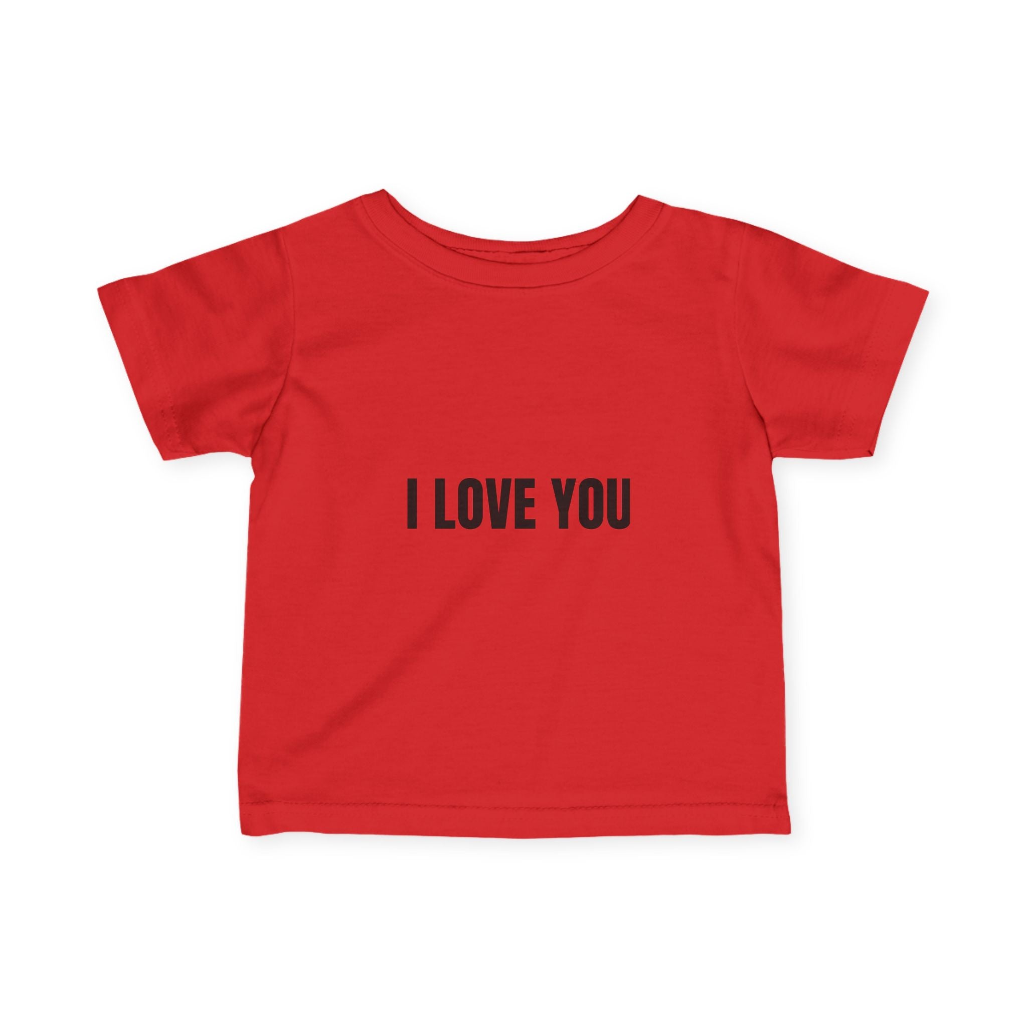 Infant Tee "I Love You" – Cute Minimal Baby Shirt for Newborns & Gifts