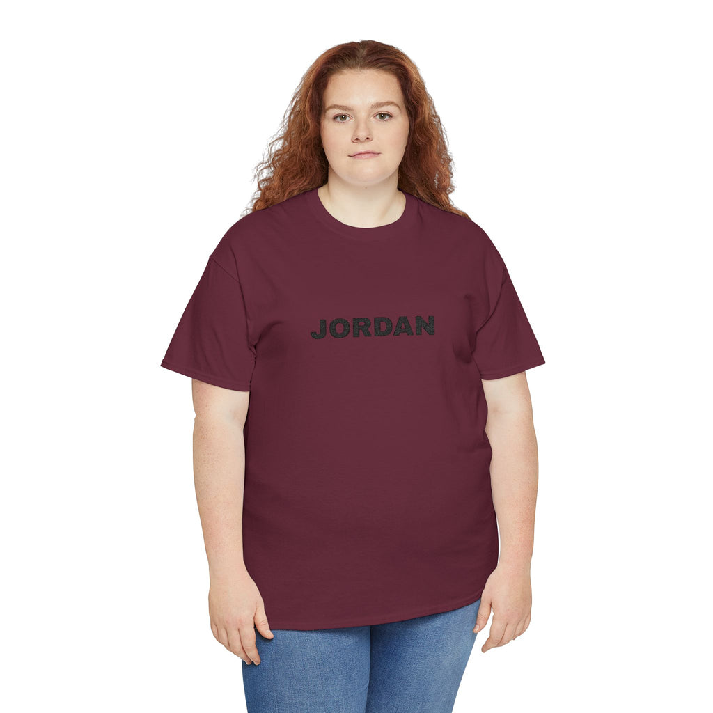 Jordan Minimalist Name Tee — Personalized Monogram Shirt