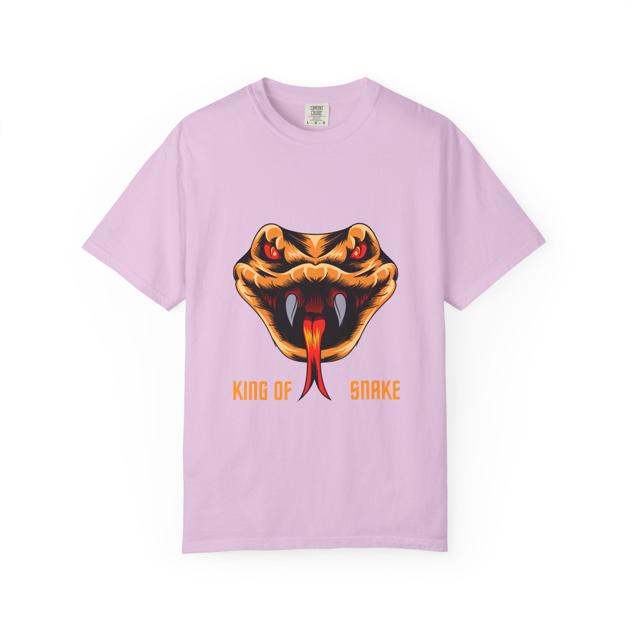 King of Snake T-Shirt — Bold Venom Snake Head Graphic Tee