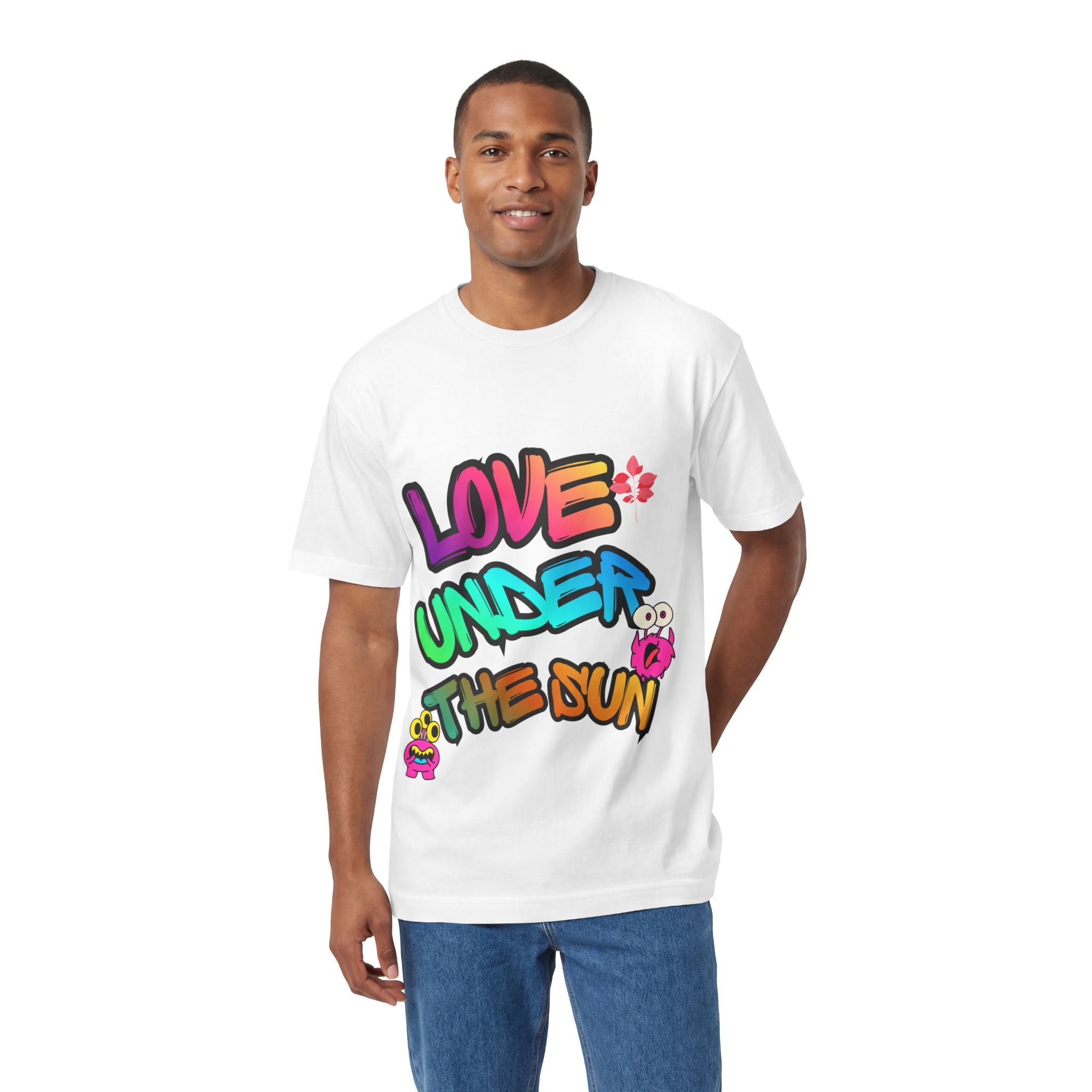 Love Under The Sun Graphic Tee — Colorful Retro Streetwear T-Shirt