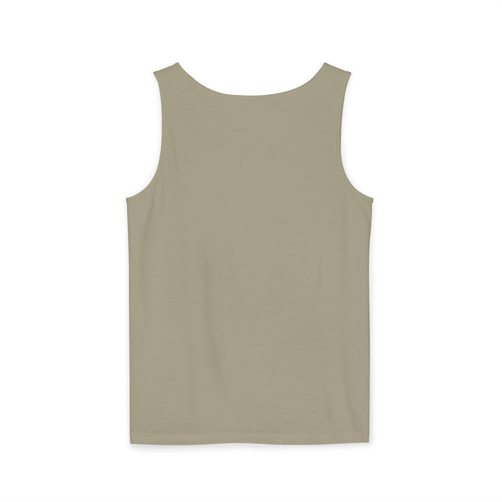 Wolf Face Tank Top — Vintage Blue Wolf Graphic Animal Lover Tee