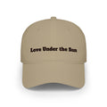 Love Under the Sun Baseball Cap – Embroidered Red Low-Profile Hat