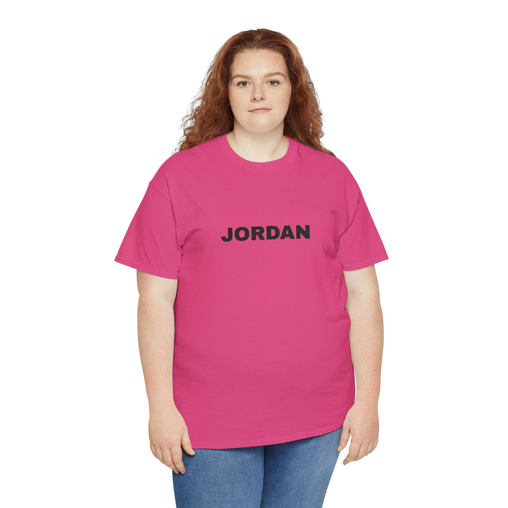 Jordan Minimalist Name Tee — Personalized Monogram Shirt