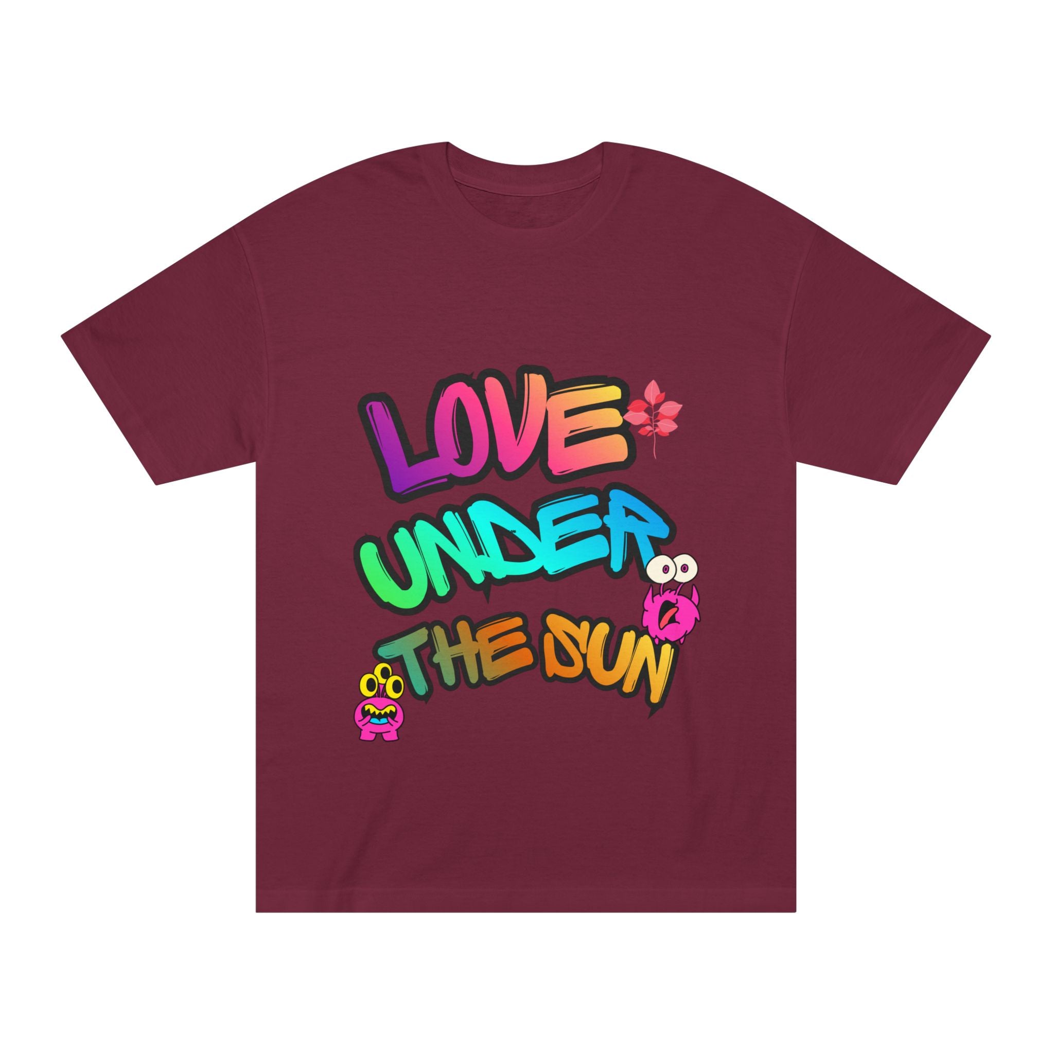Love Under The Sun Graphic Tee — Colorful Retro Streetwear T-Shirt