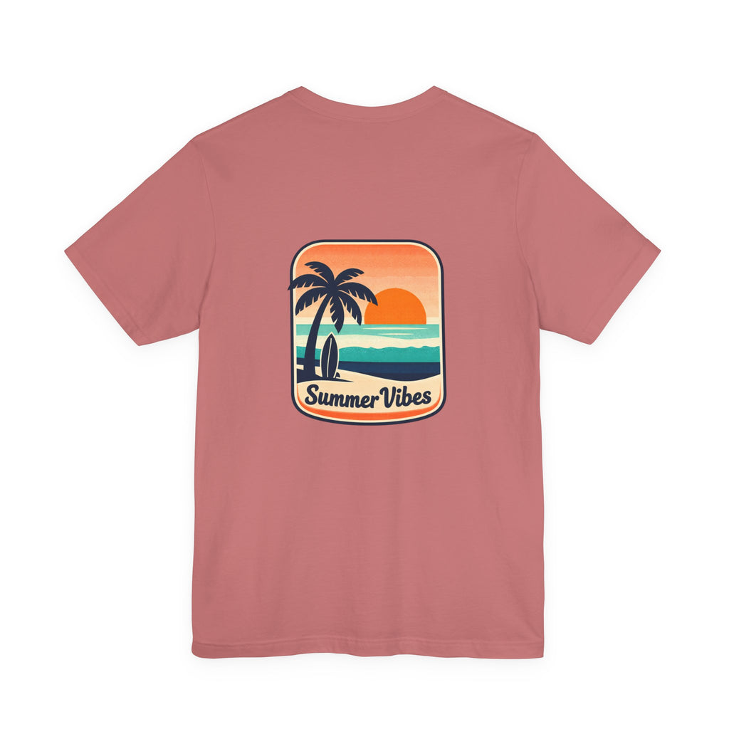 Summer Vibes Beach T-Shirt - "Summer Is My Happy Place" Graphic Tee